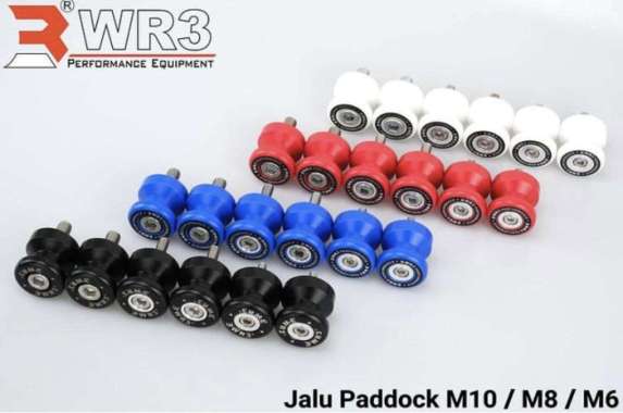 Baut Paddock WR3 M6 White