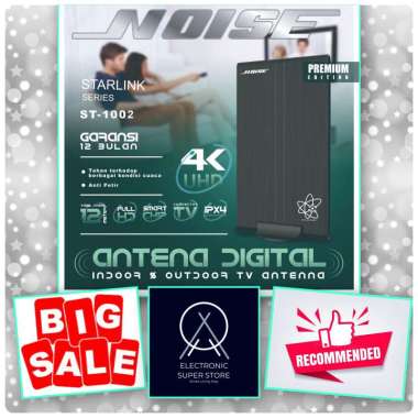 ANTENA TV DIGITAL NOISE ST-1002 PREMIUM EDITION SMART CHIP 4K UHD