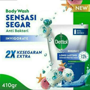 Promo Harga Dettol Body Wash Invigorate 410 ml - Blibli