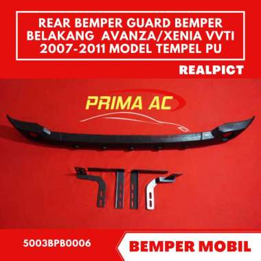 REAR BEMPER GUARD BELAKANG AVANZA/XENIA VVTI 2007-2011 MODEL TEMPEL 1 SET