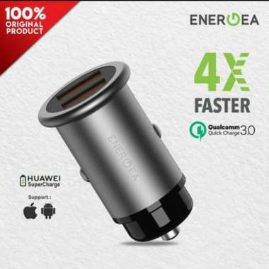 Car Charger Mini Dual USB Fast Charge QC3.0 24W Energea Mini Drive 2 -