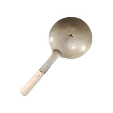CENTONG CIDUK BERAS PEGANGAN KAYU KECIL 15 cm