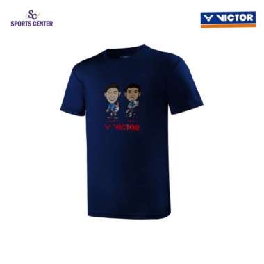 Kaos / Jersey Victor Ahsan Hendra T 20032 / T-20032 / T20032 B Navy M Navy