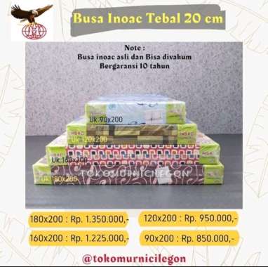 Busa Inoac (Free Ongkir Cilegon Serang ) untuk harga bisa langsung chat 180 x 200 multi colour