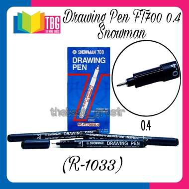 1 PCSDRAWING PEN FT700 SNOWMAN 04 ( R-1033)