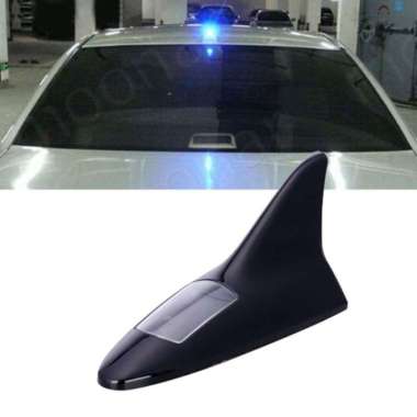 Shark Fin Lampu Laser Warning Solar Atap Mobil Sirip Hiu 8 LED
