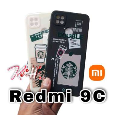 CASE REDMI 9C SQUARE EDGE SOFTCASE STARBUCKS REDMI 9C