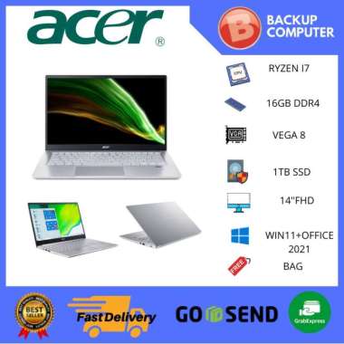 ACER SWIFT 3 SF314 RYZEN 7 5700 16GB 1TBSSD VEGA8 W11+OHS 14.0FHD