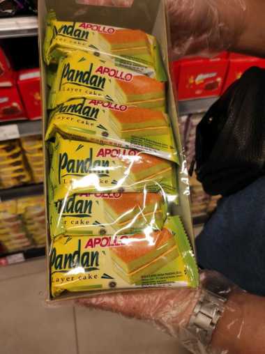 Apollo Layer Cake 24 pc Pandan