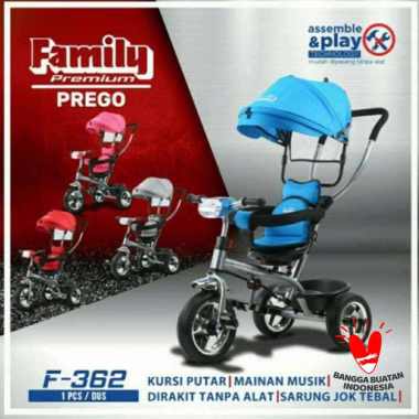 Stroller Sepeda Anak Roda Tiga Family F362 Prego F-362 F 362