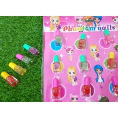 (4 Pcs ) Kutek Anak- Kutek Glitter - Mainan Kuku Anak / Penghias Pewarna Kuku Anak