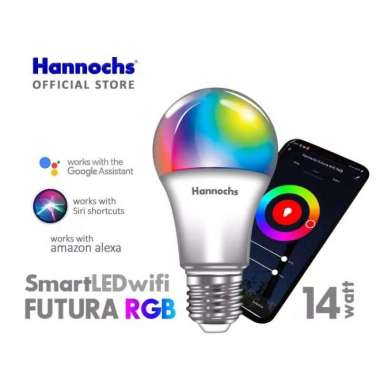 Hannochs Smart LED Futura 14 watt RGB - Lampu Wifi Warna