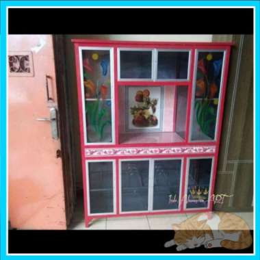 Rak Dapur / Lemari Dapur Kitchen Set Pintu 8 Bahan Alumunium