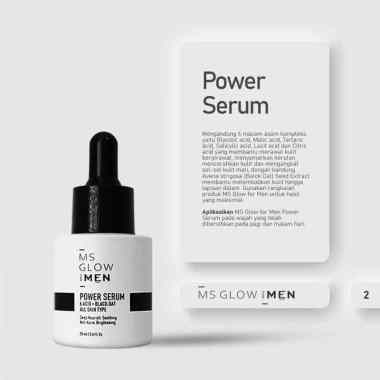 MS GLOW MEN Skincare Pria Paket Skincare Acne BPOM Skincare POWER SERUM