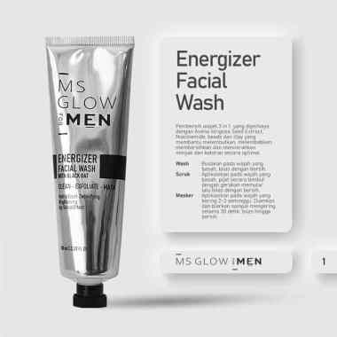 MS GLOW MEN Skincare Pria Paket Skincare Acne BPOM Skincare FACIAL WASH