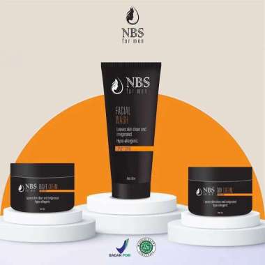 Skincare NBS Ori Paket Glowing NBS FOR MEN Skincare Pria Paket Skincare Acne BPOM