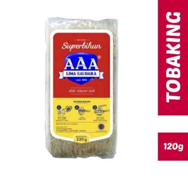 Bihun AAA Lima Bersaudara 220gr Super Bihun Beras HALAL