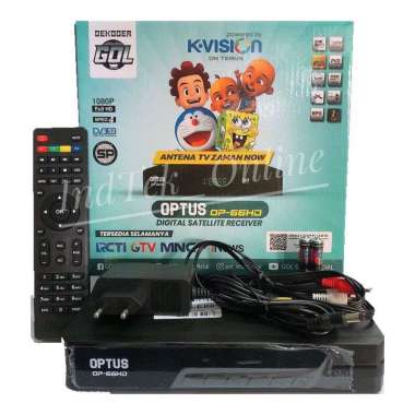 Receiver Parabola Optus NEW OP-66HD Support C Band KU Band