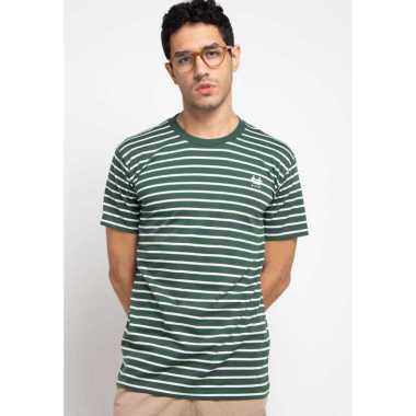 Third Day MTE67 Kaos Pria stripe logo dakir T-shirt Hijau L