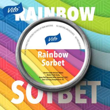 VILO Gelato Rainbow Sorbet [250ml]