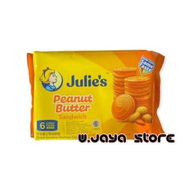 Makanan Ringan - Julie's Julies Peanut Butter Sandwich 180gr