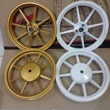 Velg Velek Comet Vrossi Motor Mio M3 Xeon P8 Palang 8 185 215 Ring 14 Putih