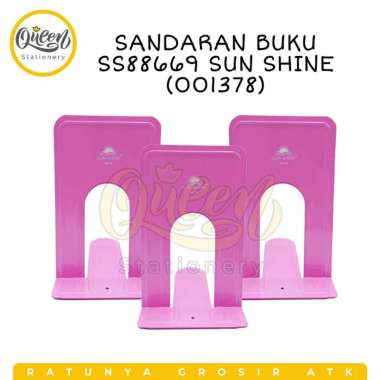 SANDARAN BUKU SS88669 SUN SHINE (001378)/PEMBATAS BUKU / SANDARAN BUKU WARNA/ BOOK STAND/SANDARAN BE