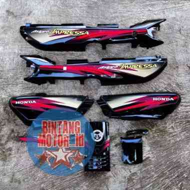COVER BODY HONDA ASTREA GRAND IMPRESSA + BOX TUTUP AKI ATAU BODY LEGENDA 2 (No Panel) + Stripping Wa