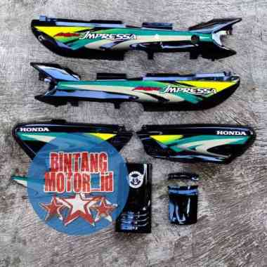 COVER BODY HONDA ASTREA GRAND IMPRESSA + BOX TUTUP AKI ATAU BODY LEGENDA 2 (No Panel) + Stripping Wa