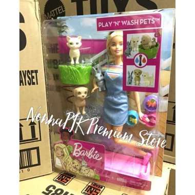 MATTEL Barbie Doll & Pets Set (30cm)