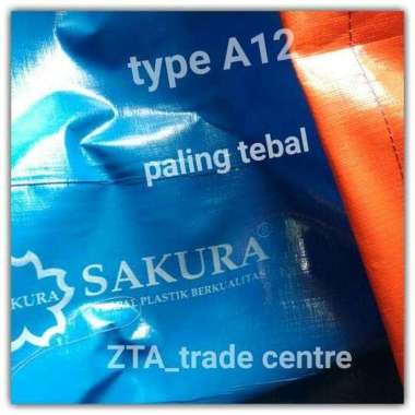 Terpal a12 SAKURA kualitas paling tebal terpal kolam terpal atap terpal Korea