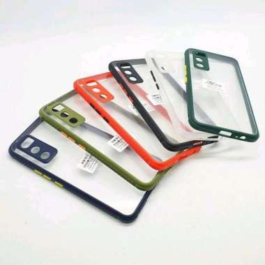 Case Fuze Clear/Bening Warna Warni Samsung A03s / A03 / M12/A12 Samsung A03s Putih