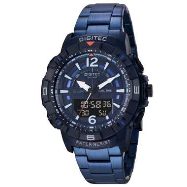 Digitec DA-2131R Jam Tangan Pria Analog Digital 2131 Stainless DA-2131R Biru