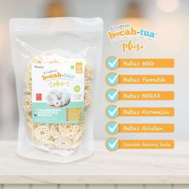 Krupuk Bocah Tua Non MSG 200gr - Mawar