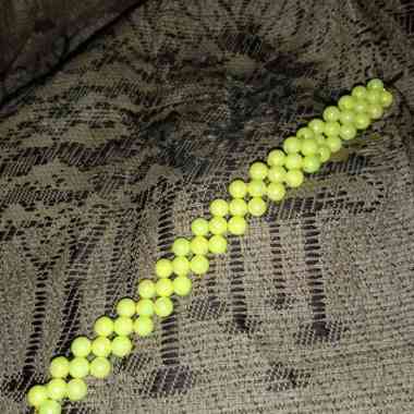 konektor masker hijab manik - Pengait Hijab Kuning