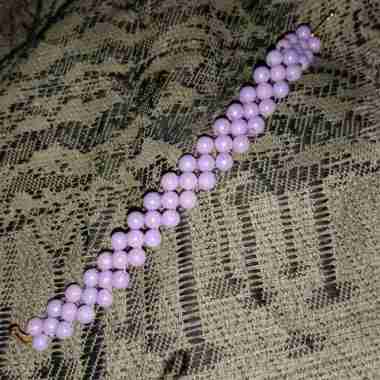 konektor masker hijab manik - Pengait Hijab Ungu