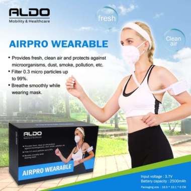 Airpro mask Aldo masker hepa filter Multicolor