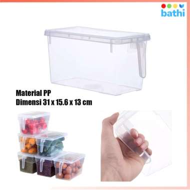 Kontainer Box Plastik Kulkas Kotak Makanan - Kitchen Storage Food Box Container STRONGWELL Transpara