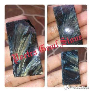 Bulu Macan Bulu Merak Bahan Rough Natural Pietersite Quartz