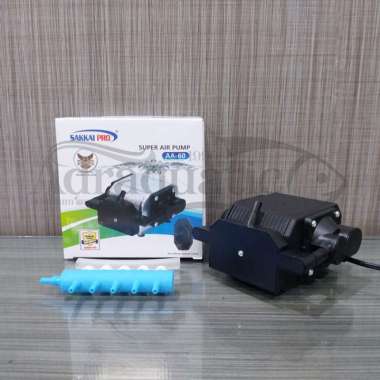 SAKKAI PRO AA-60 SUPER AIR PUMP AERATOR POMPA UDARA GELEMBUNG AQUARIUM