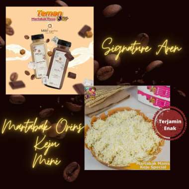 Martabak Pizza Orins Manis Topping Keju & Aren Latte 250ml Mini