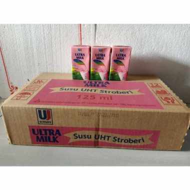 susu uht ultra strobery 125ml