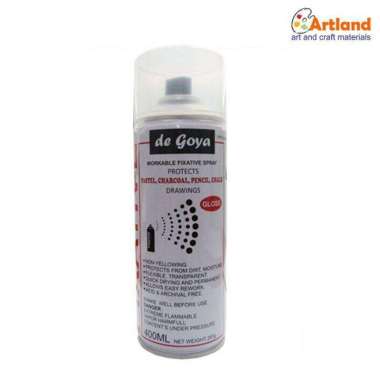 DE GOYA DEGOYA FIXATIVE WORKABLE SPRAY CAIRAN PELINDUNG GAMBAR LUKISAN