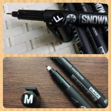 SPIDOL OHP PERMANENT MARKER OPM OPF SNOWMAN Hitam - OPM