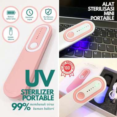 UV Sterilizer Stick Portable Mini UVC Steril Disinfektan Portable Ultraviolet Bunuh Virus Kuman Bakt