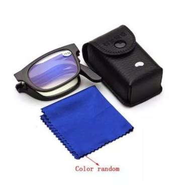 KACAMATA BACA/PLUS MODEL LIPAT PRIA & WANITA +2.75 Hitam