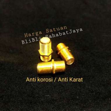Konektor I Drat Emas F5 drat Connector Gold CCTV Antena Parabola