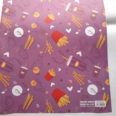 Promo Kertas Kado Jumbo Wrapping Paper Sansan Wawa Grosir Min Order 1000  Lbr Cicil 0% 3x - Jakarta Barat - Sansan Wawa