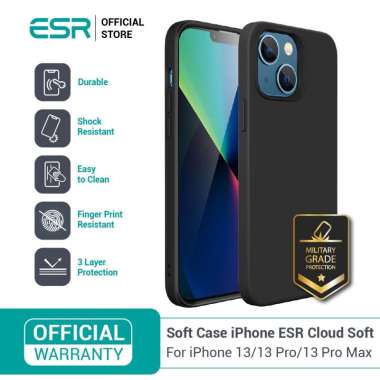 Soft Case iPhone 13 / 13 Pro / 13 Pro Max ESR Cloud Soft iPhone 13 Pro Grey