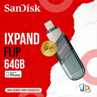 FlashDisk Sandisk iXpand Flip 64GB - Flash Disk iPhone iPad 64GB USB